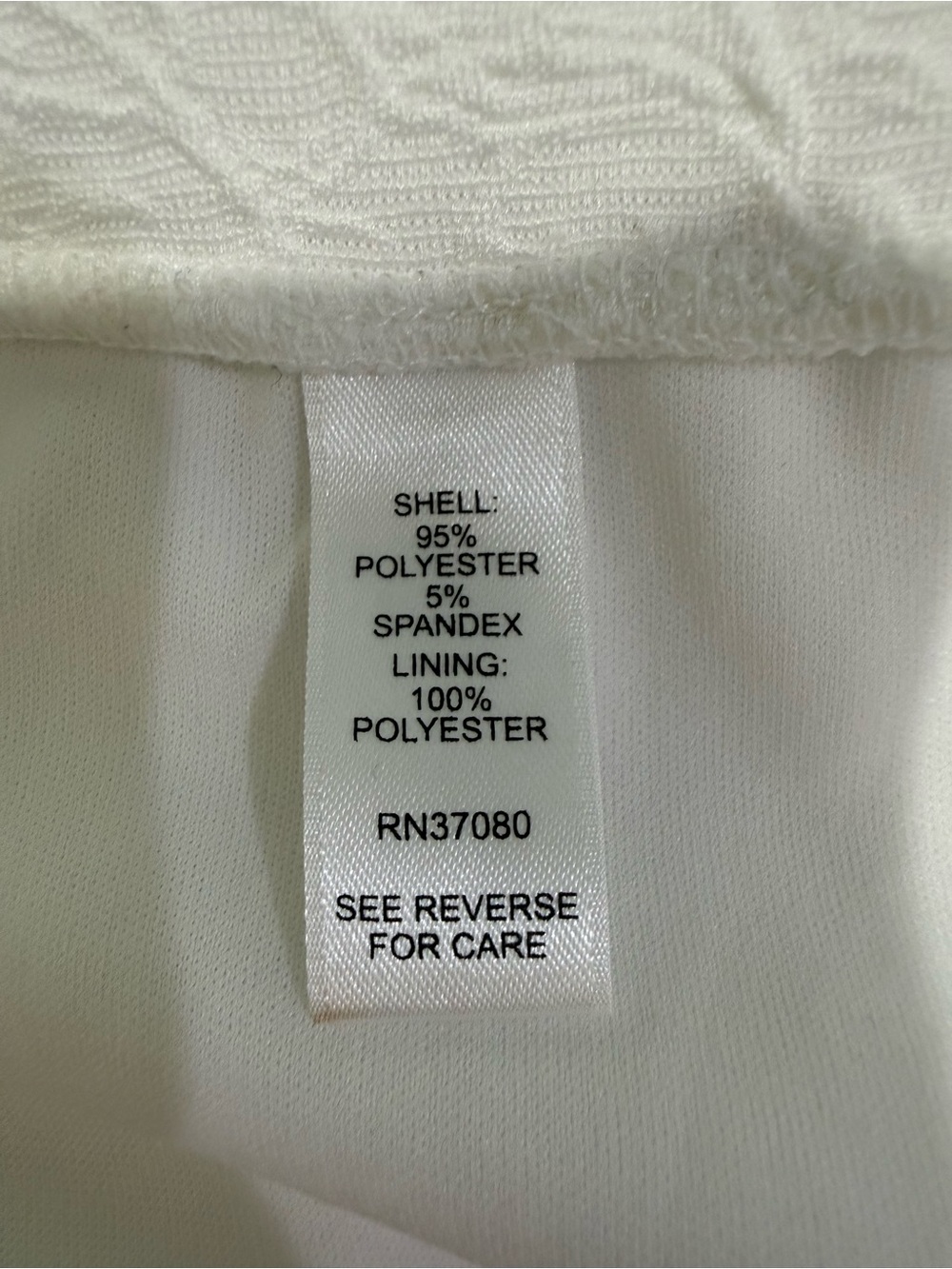 Cato White Textured A-Line Skirt Textured Fully Lined Size XL - Picture 7 of 14